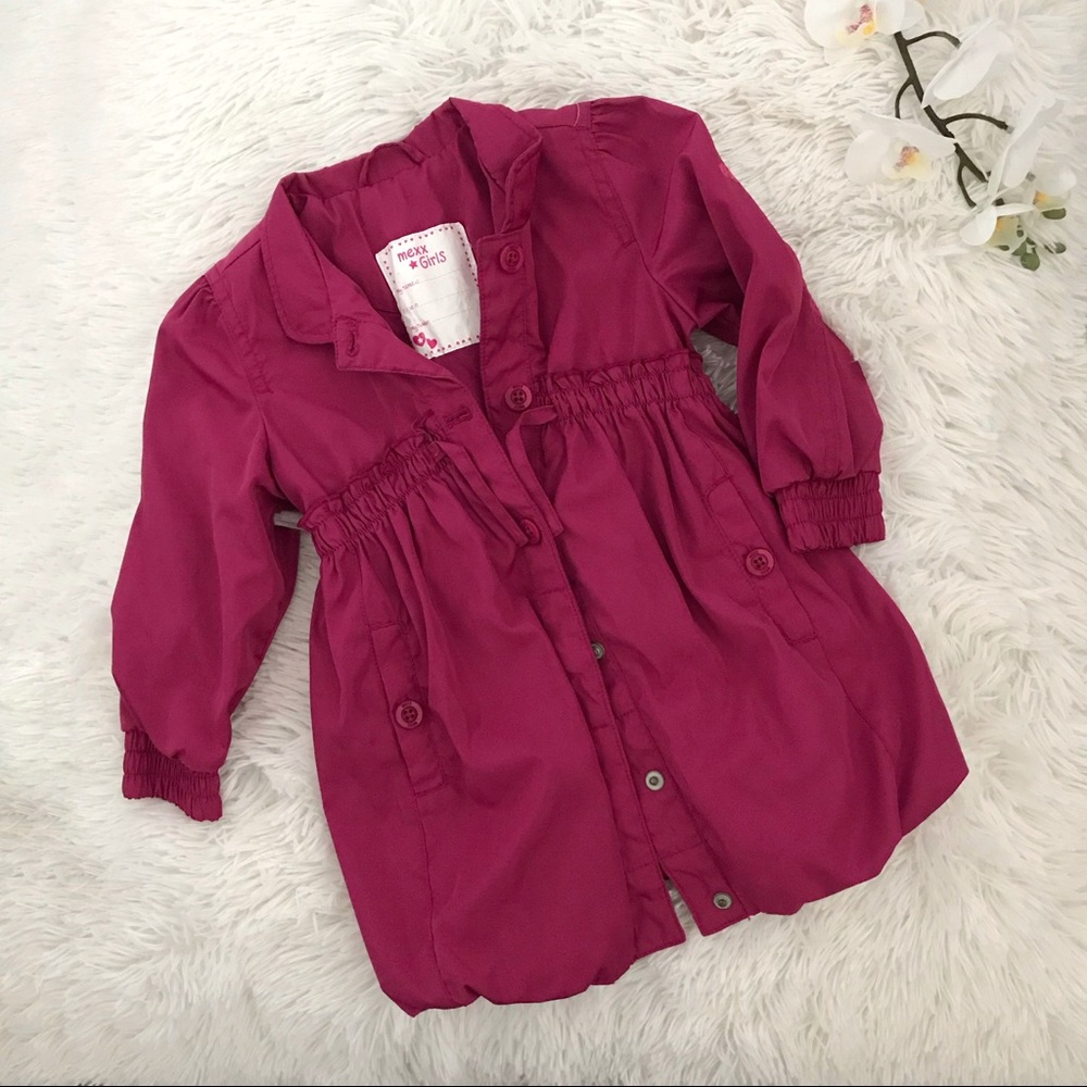 🌻 Mexx Toddler Girl Pink Ruffled Jacket 🌻